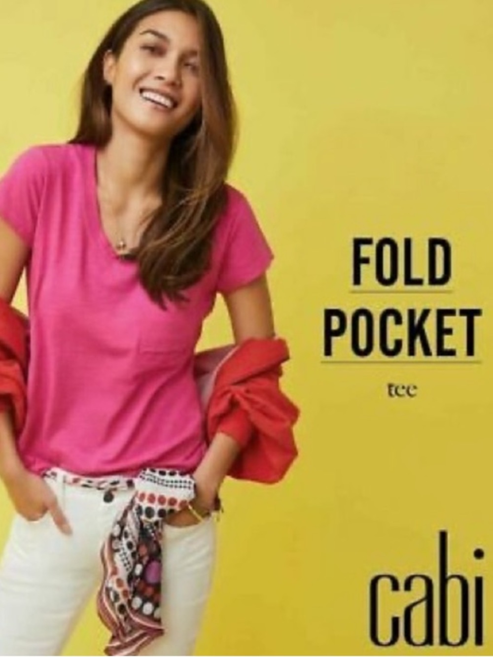 CAbi Fold Pocket Tee
